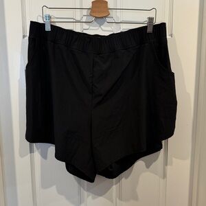 Torrid Black Unlined Swim Shorts
